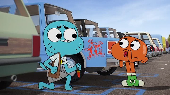 ⁣The Amazing World of Gumball S04E09E10 The Gift The Parking 720p WEB-DL AAC