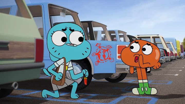 ⁣The Amazing World of Gumball S04E09E10 The Gift The Parking 1080p WEB-DL AA