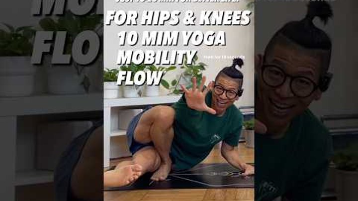 ⁣Tight Hips? Stiff Knees or even Knee Discomfort? Let’s Move for a Better Life! Just 10 MINs!