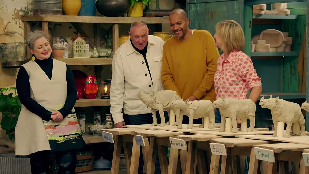 The Great Pottery Throw Down S09E04 Raku Week and Animal Sculptures 720p ALL4