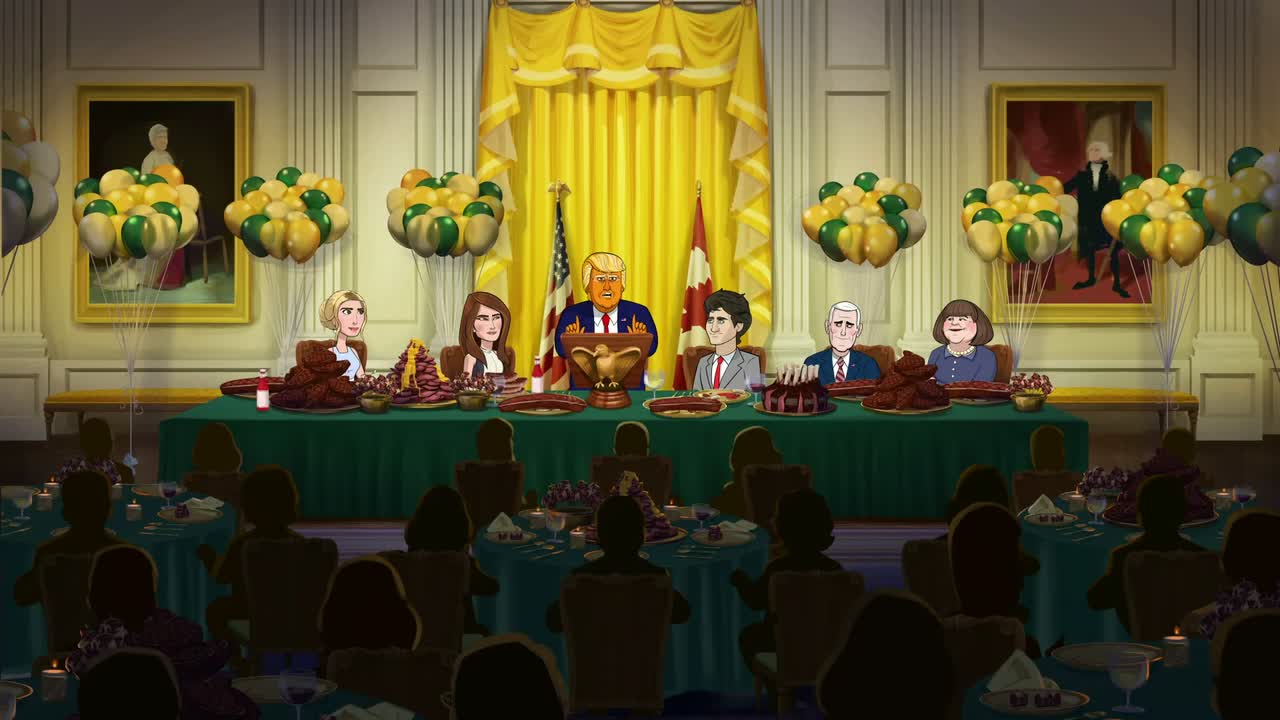 ⁣Our Cartoon President (2018) - S01E05 - State Dinner (1080p AMZN WEB