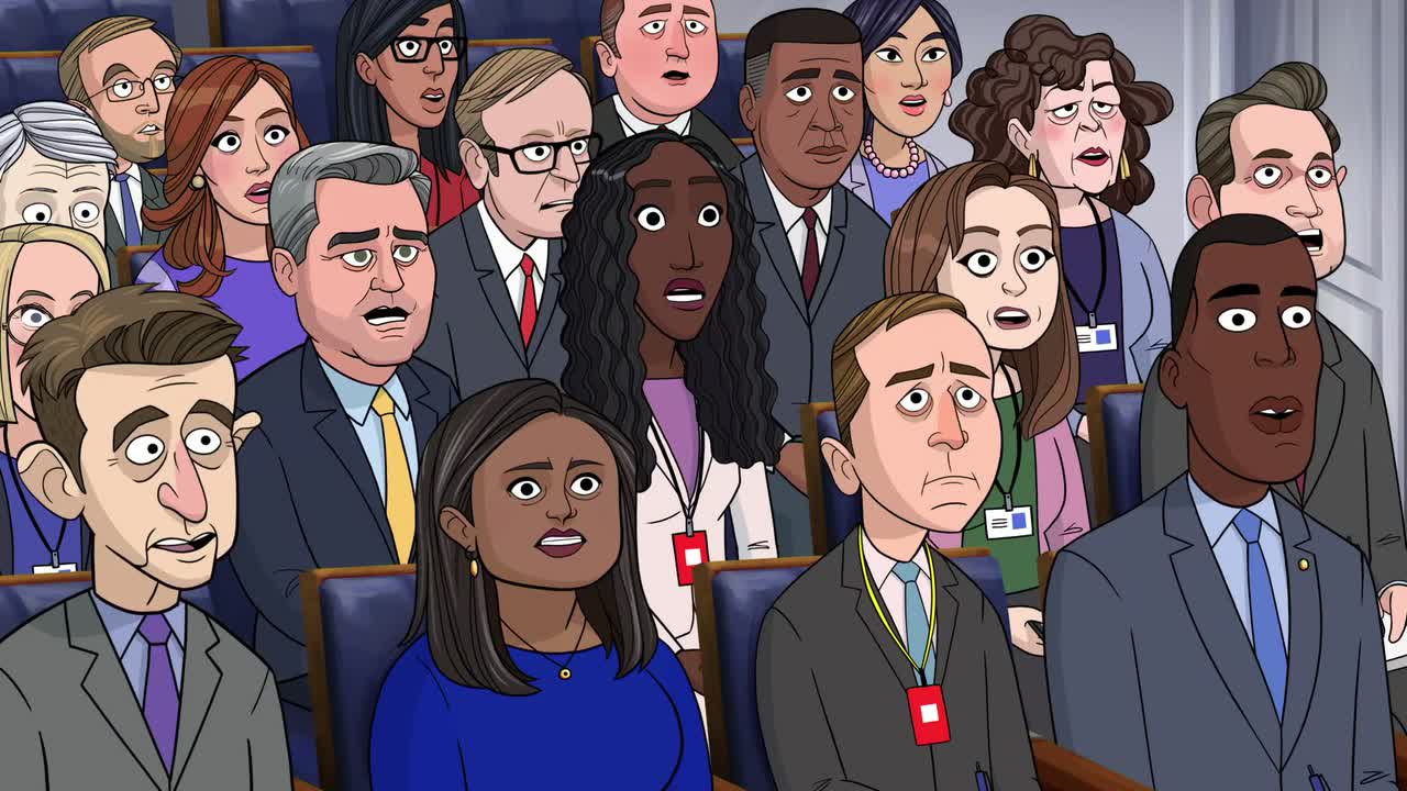 ⁣Our Cartoon President (2018) - S01E15 - The Wall (1080p AMZN WEB