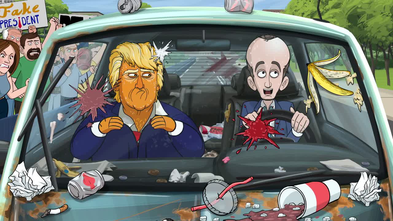⁣Our Cartoon President (2018) - S02E06 - Visiting the Troops (1080p AMZN WEB