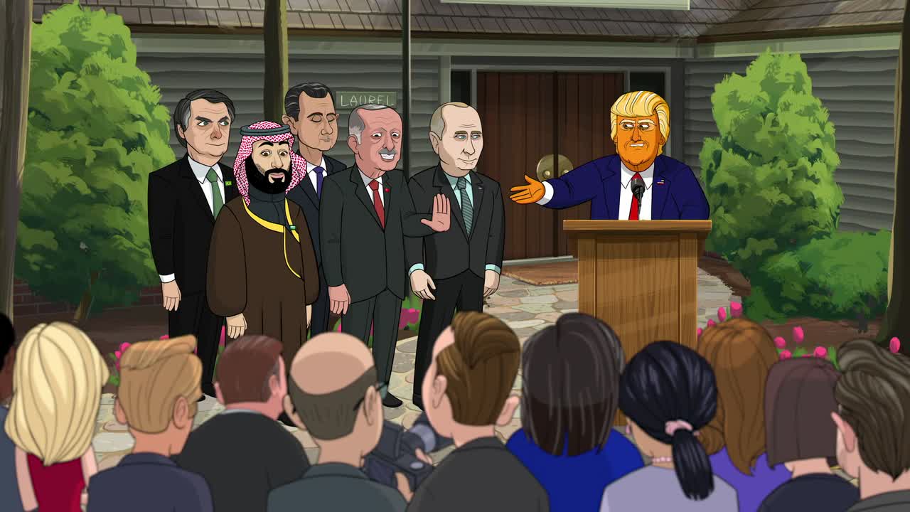 ⁣Our Cartoon President (2018) S03E08 G-7 (1080p AMZN Webrip x265 10bit EAC3 2