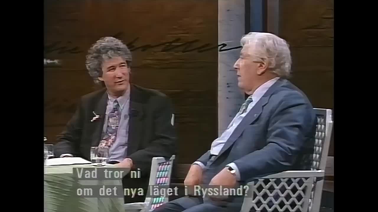 Sir Peter Ustinov interviewed by Eddie Skoller (SVT, ca 1992)