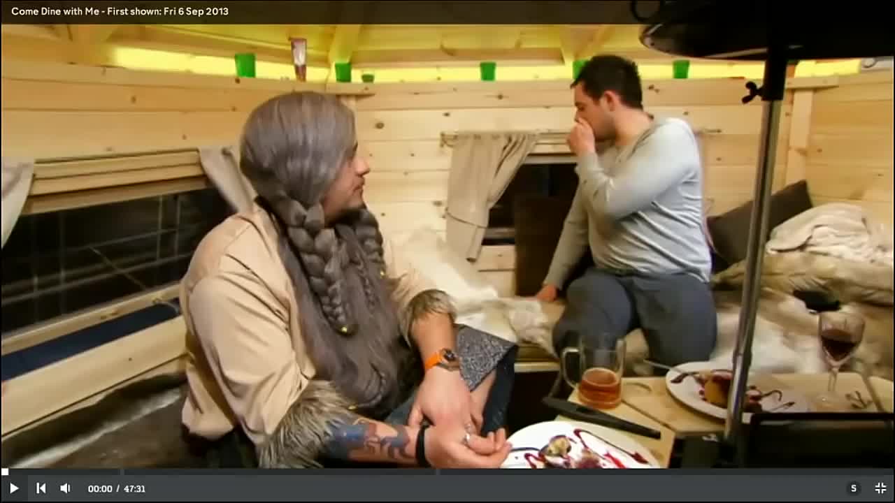 ⁣Character Carl Longson on Come Dine With Me