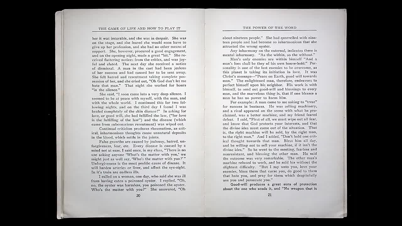 ⁣The Game of Life and How to Play it (1925) by Florence Scovel Shinn