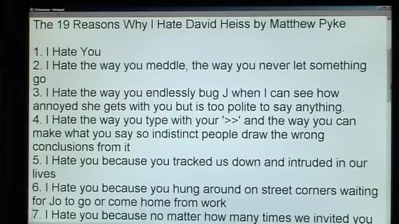 Nightmare in Suburbia -The Internet Stalker