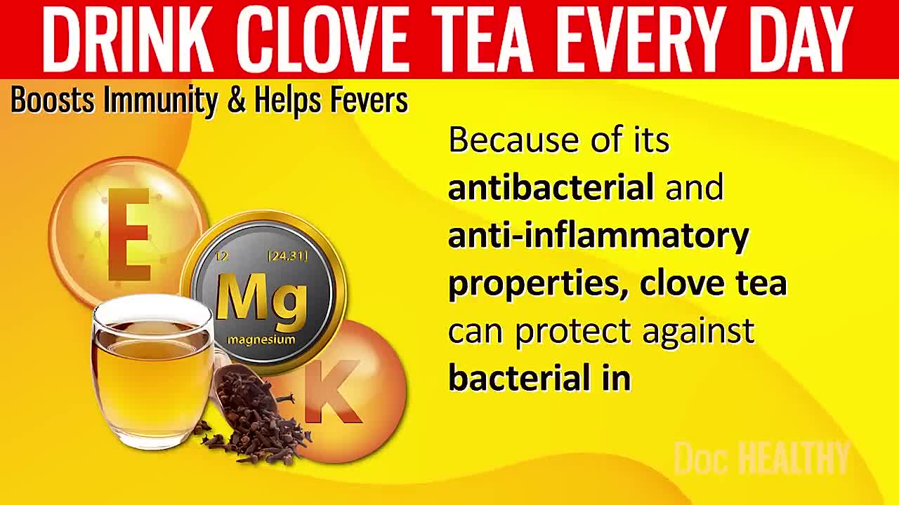 Drink CLOVE TEA Every Day For 1 Week, See What Happens To Your Body