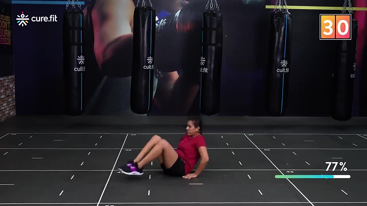 ⁣Lose Belly Fat In 1 Week At Home _ Cult Fit _ CureFit