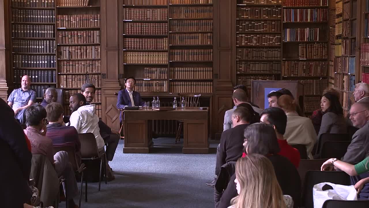 ⁣Jeffrey Archer at the Oxford Union