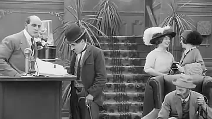 ⁣Charlie Chaplin - 1914 - Caught In The Rain