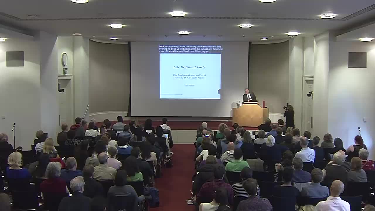 ⁣Life begins at 40 -The Biological and Cultural Roots of the Midlife Crisis