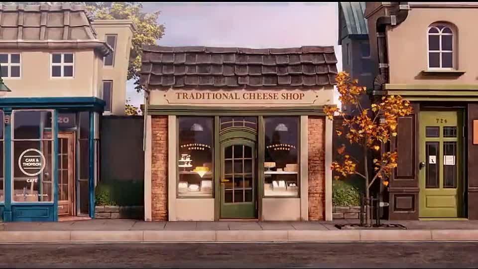 ⁣Never Give Up, Traditional Cheese Shop (Music Score & Re-Design)