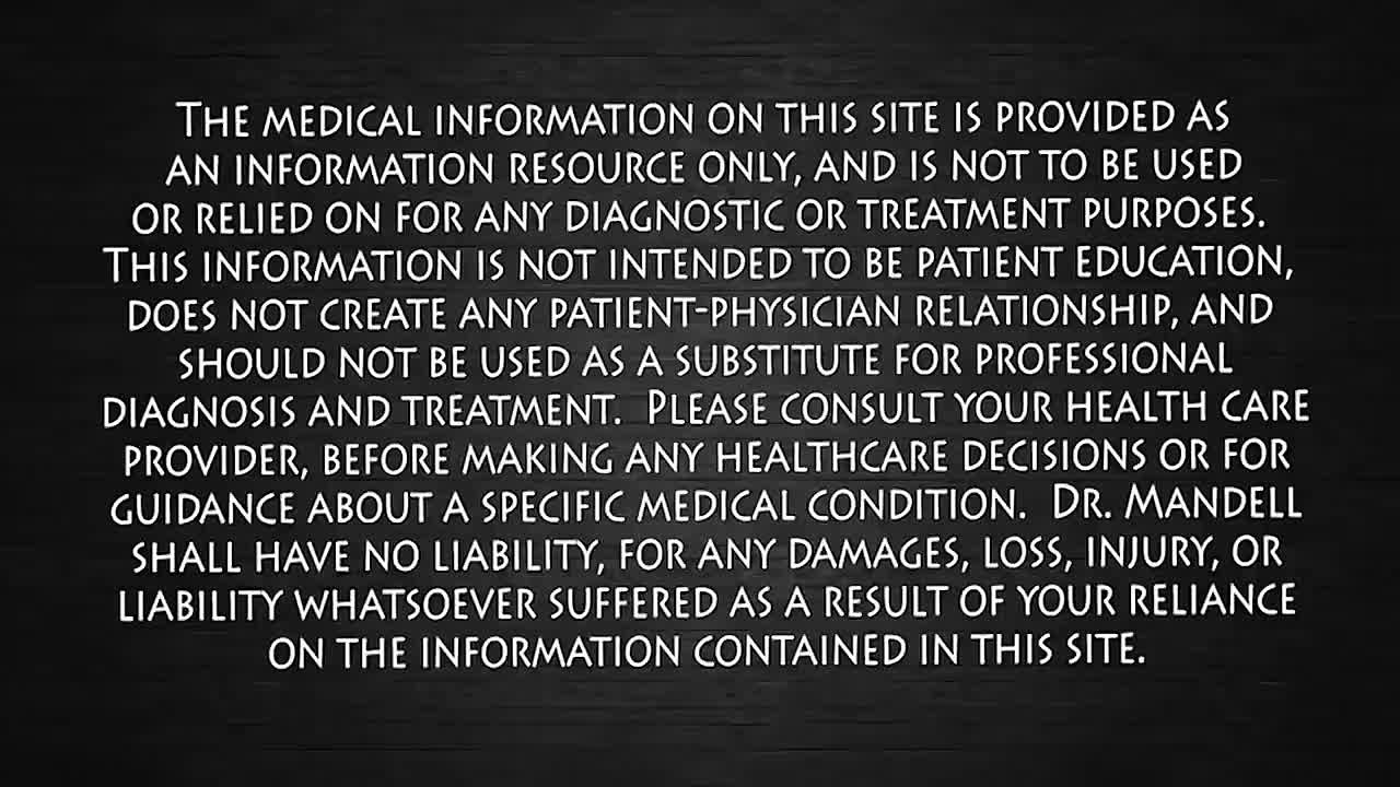 Remove Eye Bags, Dark Circles, Acne and Get Clear Skin Naturally!  Dr. Mandell