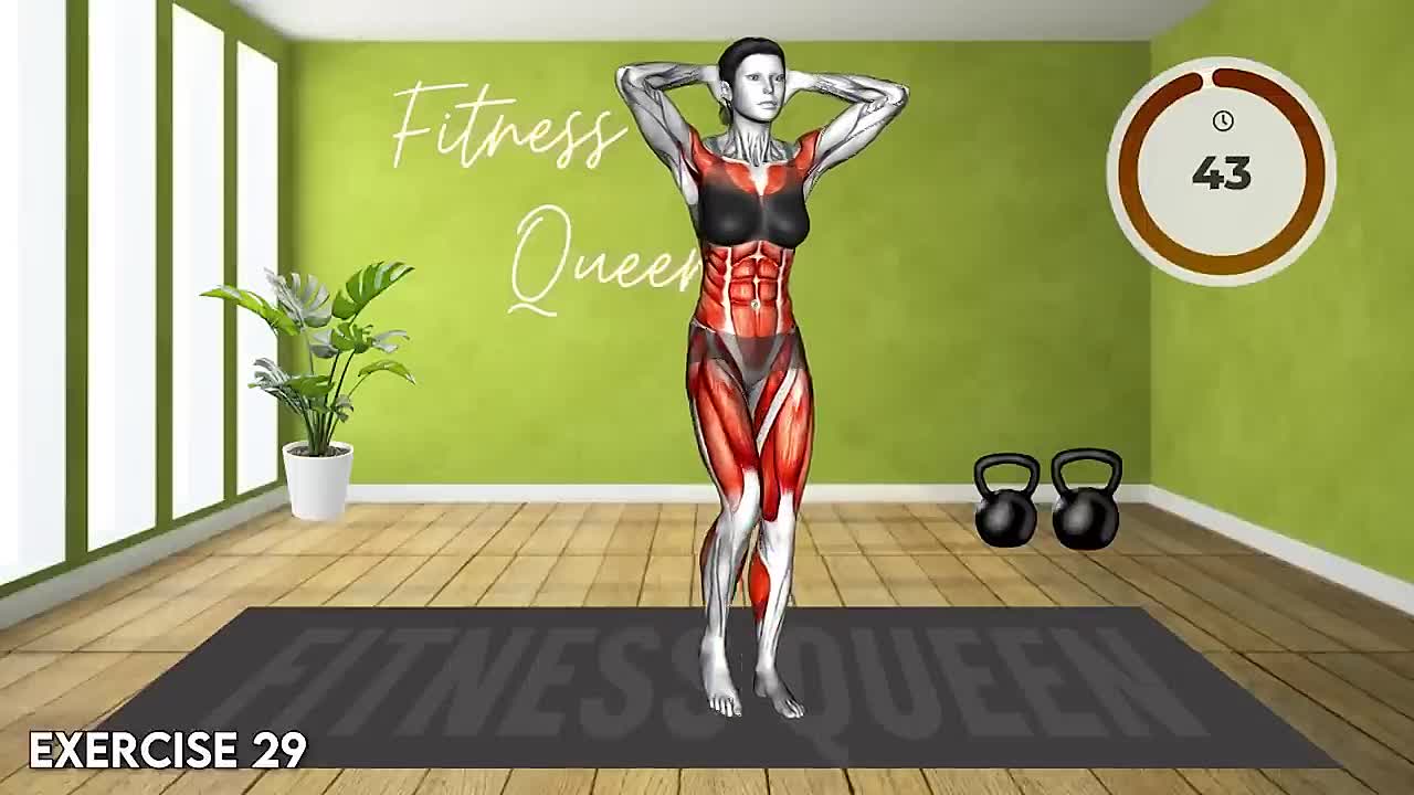 ⁣Quick Taut Belly Workout