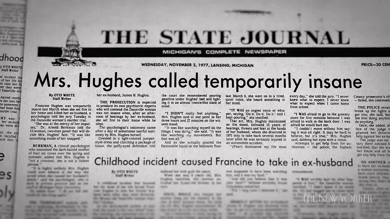 ⁣How a Murder Case Brought Domestic Violence to Light -The New Yorker