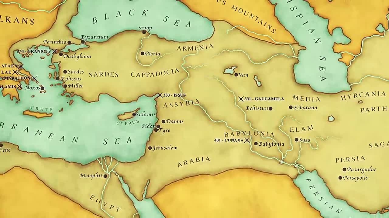 Xerxes & The Invasion of Greece, Thermopylae & the 300