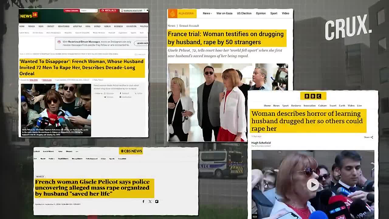 ‘Lying Motionless…’ Inside The Trial Of French Man Accused Of Inviting Over 90 Men To Rape Wife