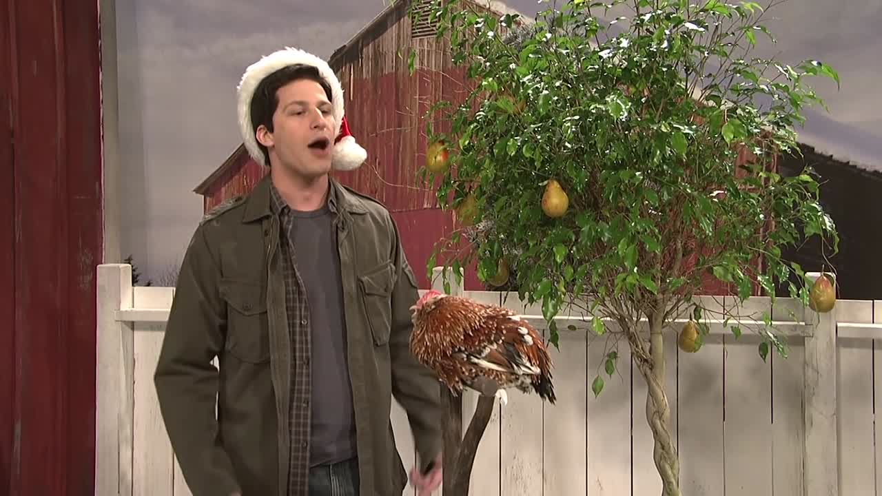 ⁣Mark Wahlberg Talks to Christmas Animals