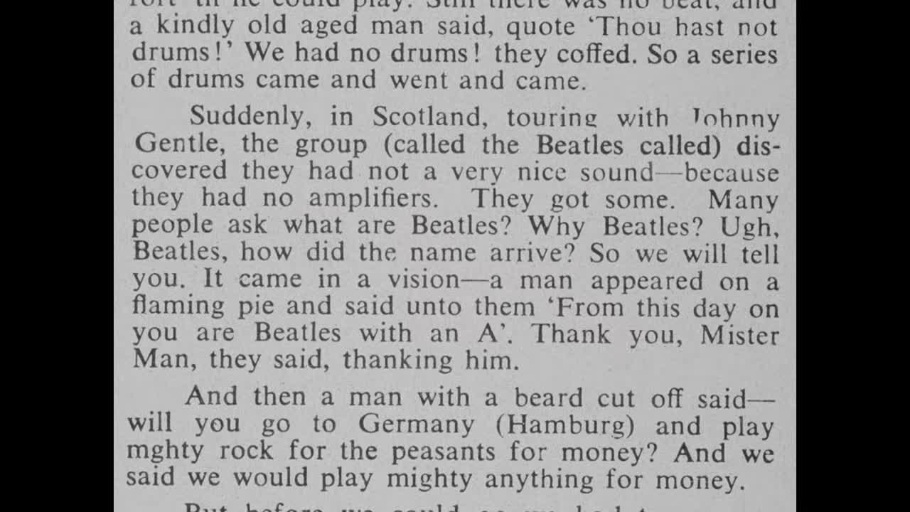 The Beatles Anthology S01E01 -July '40 to March '63